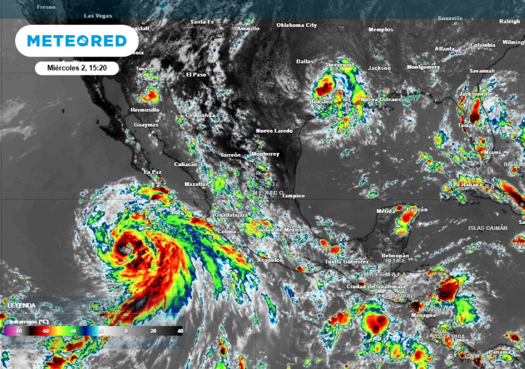 Tormentas La circulación de Marie meterá más humedad a México.