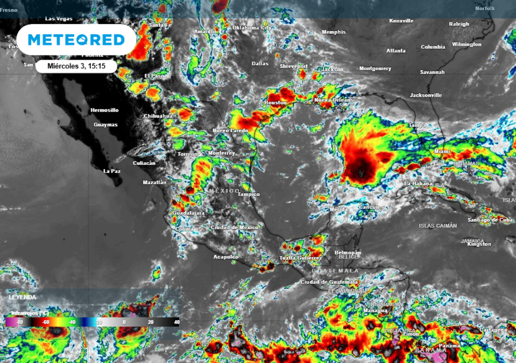 Temporal de lluvias en México podría dejar encharcamientos y posibles inundaciones.