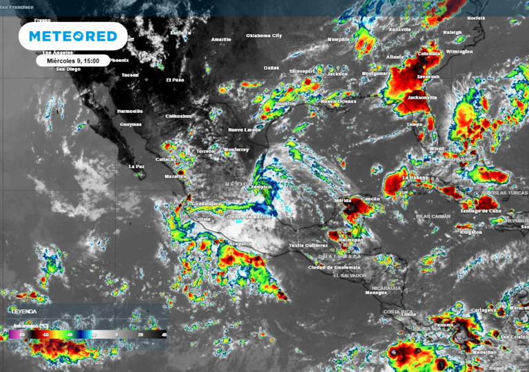 Mañana jueves 6 estados de México recibirán lluvias muy fuertes: hasta 75 mm