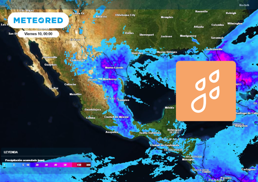 Ma&ntilde;ana, jueves 9 de abril, M&eacute;xico sufrir&aacute; m&aacute;s tormentas y granizadas: en al menos 12 estados m&aacute;s de 25 mm