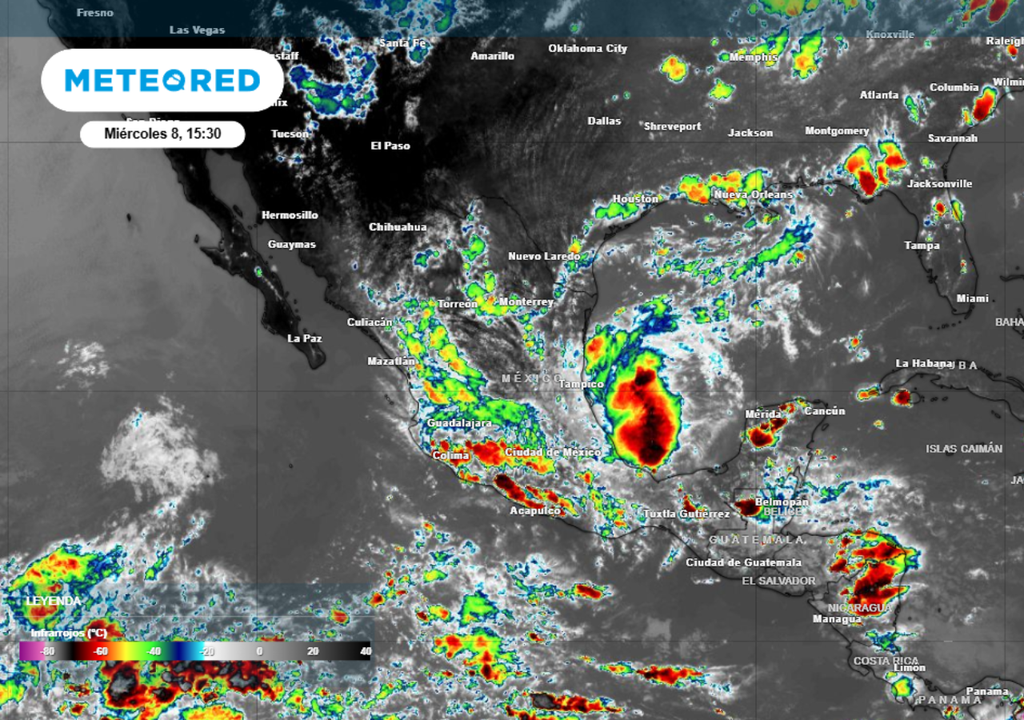 Tormentas Se pronostican tormentas con actividad eléctrica abundante, viento fuerte y granizo para este jueves.
