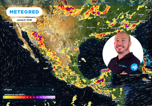 Ma&ntilde;ana, jueves 9 de julio, M&eacute;xico bajo tormentas e inundaciones: al menos 3 estados recibir&aacute;n m&aacute;s de 75 mm
