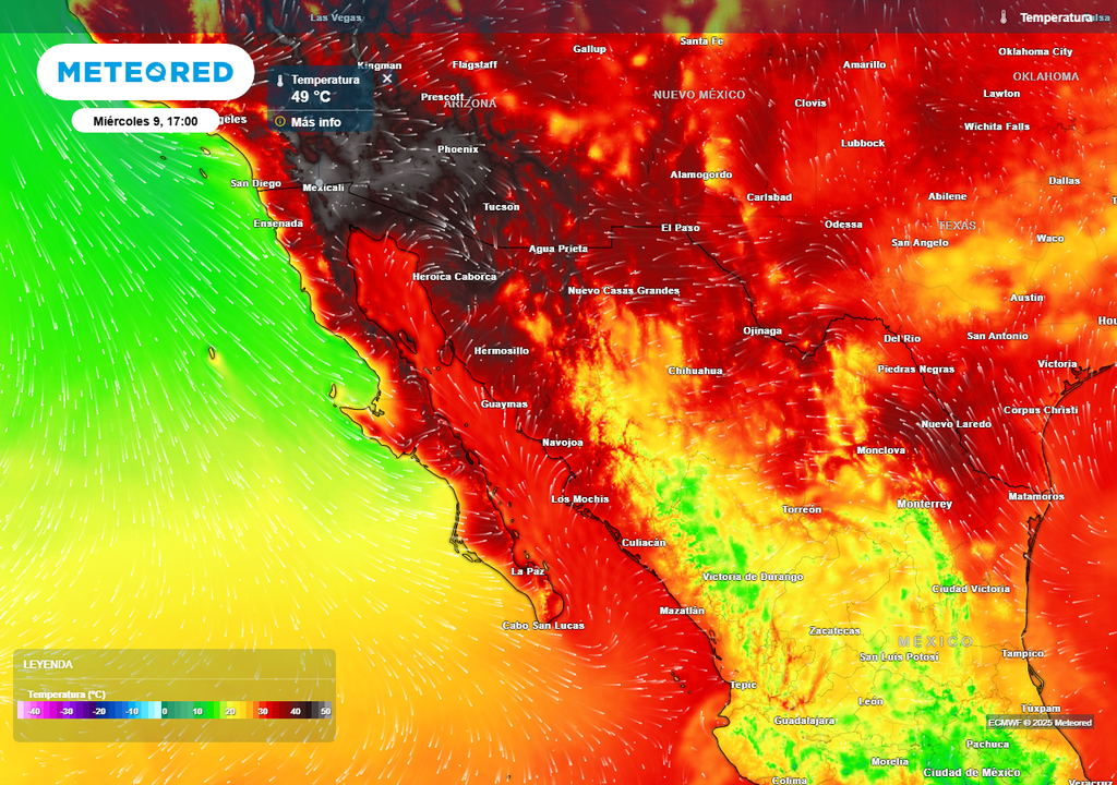 Intenso calor veraniego en el noroeste de México Intenso calor veraniego en el noroeste de México