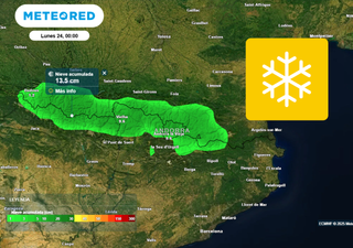 Mañana la nevada de Pirineos comenzará a esta hora: las provincias más afectadas en esta ocasión serán Huesca y Lleida 