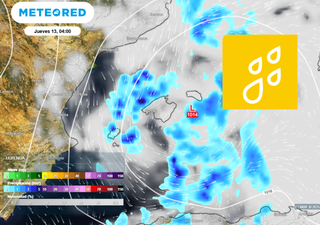 Mañana una borrasca fría dejará en Baleares fuertes lluvias, tormentas y granizo: las horas de mayor riesgo