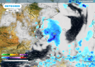 Mañana una DANA sobre las Islas Baleares dejará tormentas con granizo y nevadas a partir de los 1000 metros