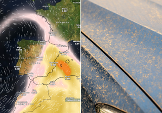 Mañana las lluvias de barro llegarán a la España peninsular y Baleares, y no se irán hasta este día