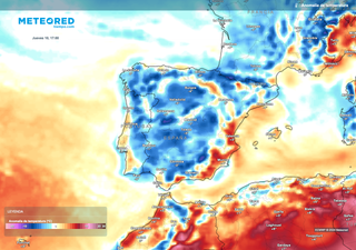 Mañana las temperaturas caerán en picado en media España: estas serán las regiones con el cambio más brusco