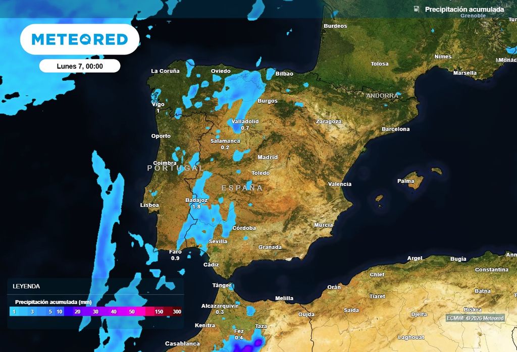 Las tormentas en general serán dispersas, afectando al norte y mitad occidental.