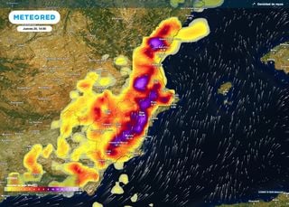 Ma&ntilde;ana las tormentas fuertes sofocar&aacute;n el calor extremo de Albacete, Regi&oacute;n de Murcia y Comunidad Valenciana
