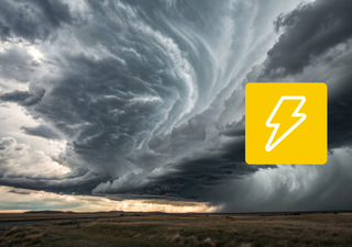 Mañana las tormentas más fuertes barrerán de sur a norte Castilla y León, Asturias y Cantabria a partir de esta hora