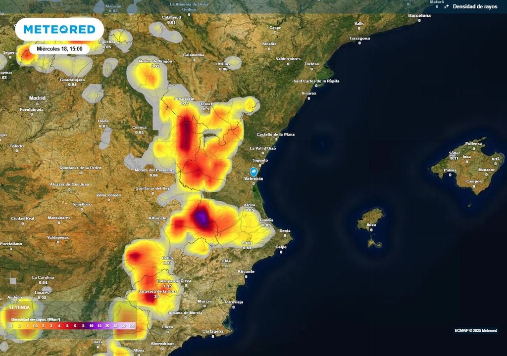 Tormentas del miércoles Tormentas del miércoles