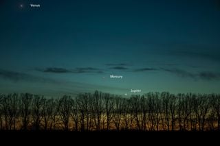 Mañana llega el gran acontecimiento: Mercurio y Júpiter juntos en el cielo