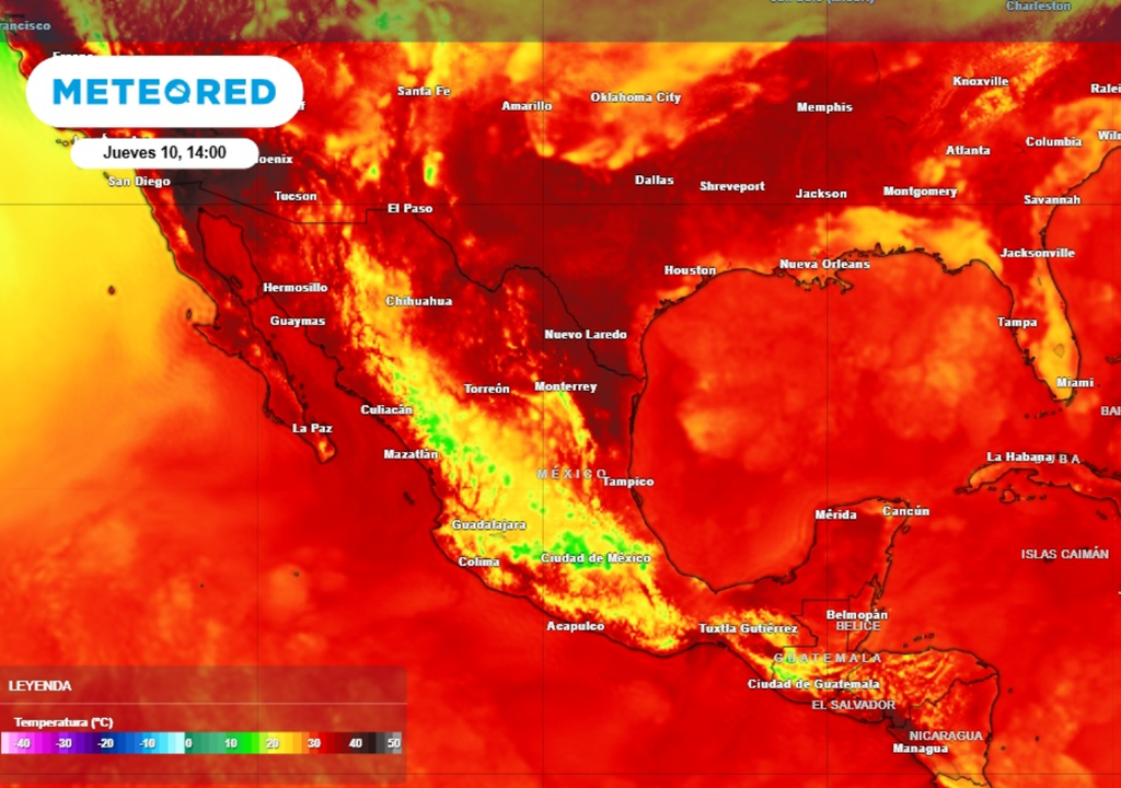 Temperatura Temperaturas contrastantes se estarán presentando este jueves en México.