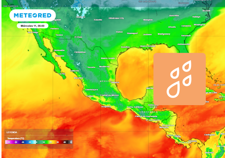 Ma&ntilde;ana, mi&eacute;rcoles 11 de febrero, M&eacute;xico con lluvias dispersas y temperaturas bajo 0 &deg;C