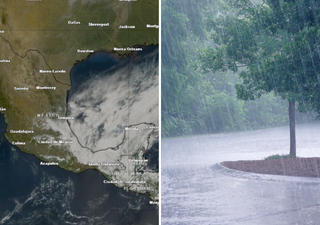 Miércoles 18 de marzo en México: aguaceros con vientos fuertes por el frente frío 41 y su masa de aire