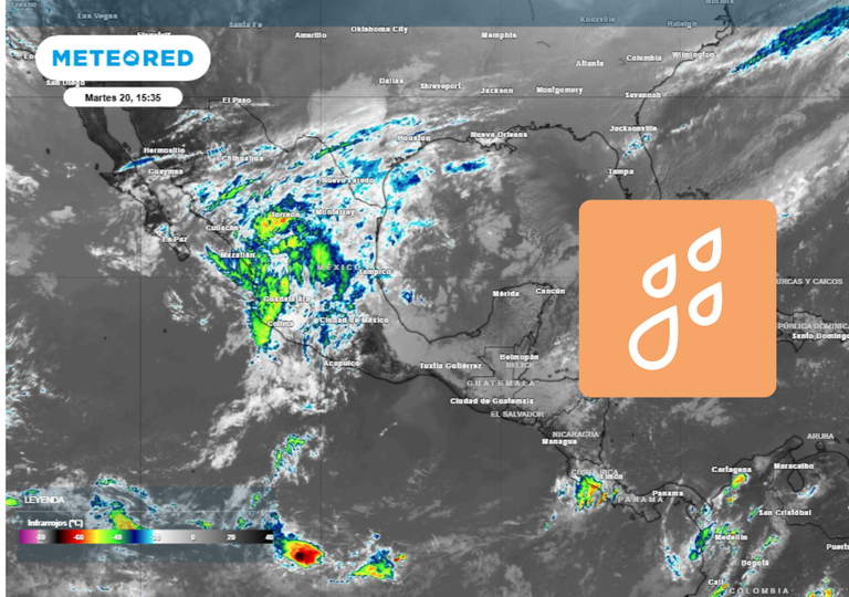 Ma&ntilde;ana, mi&eacute;rcoles 21 de enero, M&eacute;xico con lluvias dispersas: en al menos 22 estados esperan hasta 25 mm