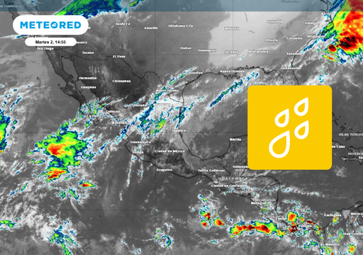 Mañana, miércoles 3 de diciembre, México sufrirá lluvias fuertes: en al menos 4 estados esperan hasta 50 mm