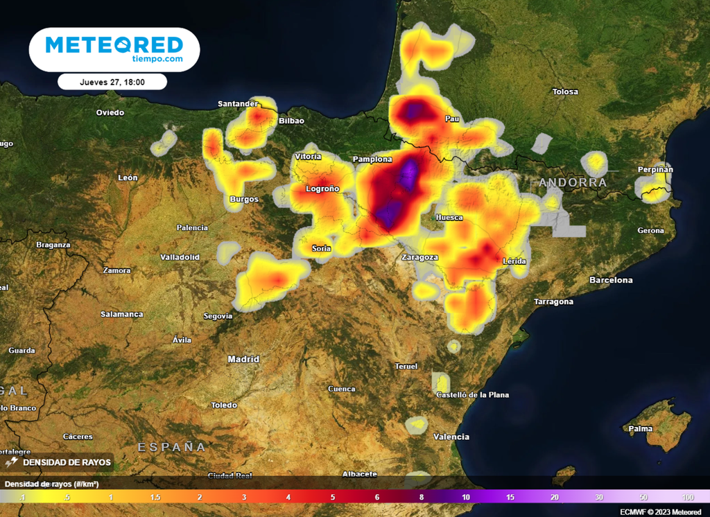 Tormentas mañana