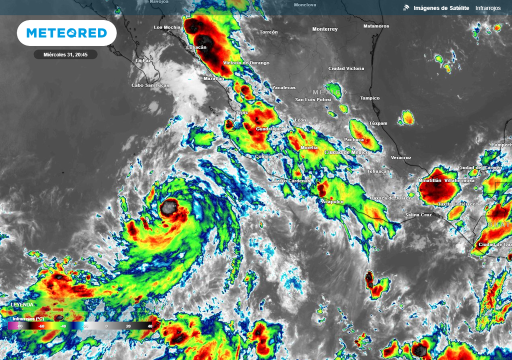 Tormenta tropical Carlotta, el tercer ciclón del Pacífico en 2024