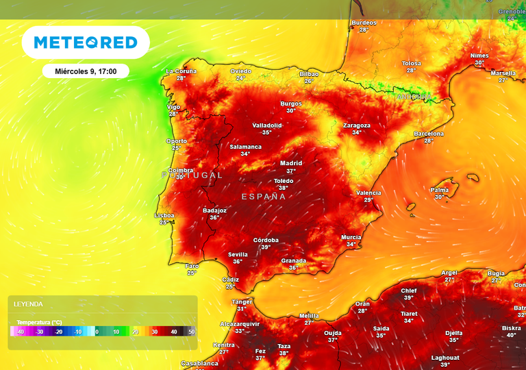 Mañana se prevé un subidón de temperaturas en Castilla y León, Galicia y otras 4 comunidades: hasta 8 ºC más