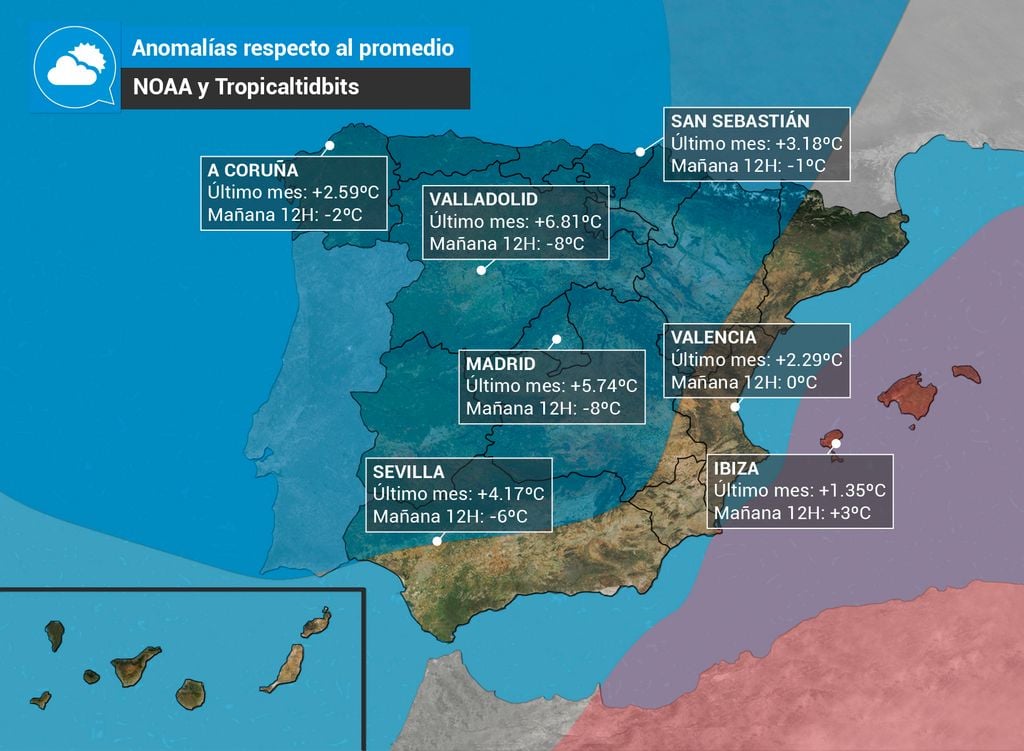 Anomalías temperaturas