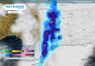 La AEMET anuncia granizo mañana en Andalucía y nuestros mapas prevén hasta 30 l/m2 en estas zonas
