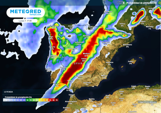 Mañana un frente tormentoso barrerá España y dejará lluvias fuertes, granizo y vientos intensos en estas comunidades