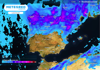 Mañana una DANA llegará a España y repartirá tormentas muy fuertes con granizo y vendavales en estas zonas