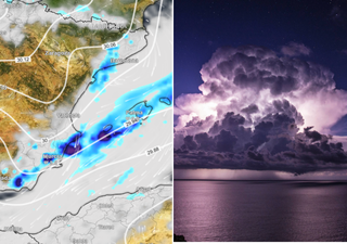 Mañana, viernes 25, las nubes convectivas crecerán en estas comunidades para dejar lluvias muy fuertes y granizadas