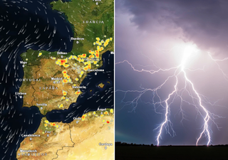 Mañana y el domingo las nubes convectivas dejarán tormentas y rachas muy fuertes de viento en estas 8 comunidades