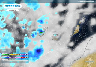 Mañana y el lunes habrá lluvias localmente intensas en Canarias: islas afectadas y las horas más delicadas