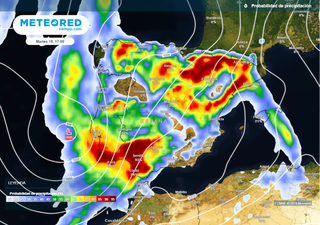 Mañana y el miércoles los restos del huracán Leslie llegarán a España dejando tormentas muy fuertes en estas zonas