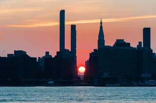 Manhattanhenge : la photo du coucher de soleil mondialement connue revient dans l'arrondissement de New York demain soir