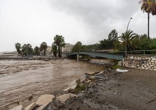 Mapa de las zonas con mayor riesgo de inundación de Málaga y provincia