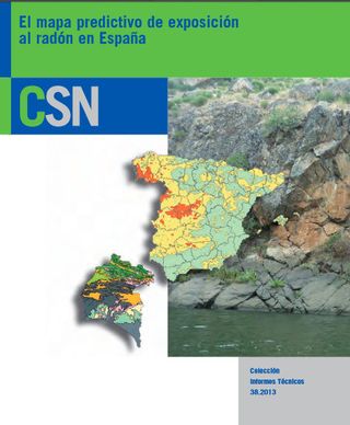 Mapa radiactivo del radón