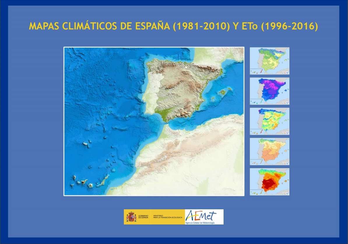 Mapas Climáticos De España 1981 2010 Y Eto 1996 2016 0217