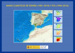 Mapas climáticos de España (1981-2010) y ETo (1996-2016)