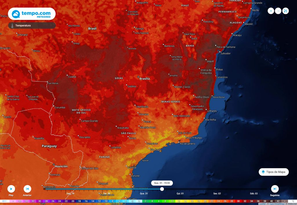 calor; outono calor; outono