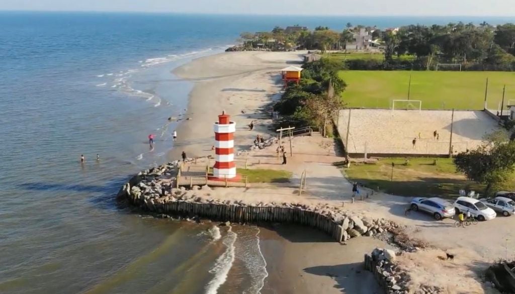 Imagens registradas há dois anos em Itapoá, SC. Foto: MeLevaViajarDRONE/ ND Mais Imagens registradas há dois anos em Itapoá, SC. Foto: MeLevaViajarDRONE/ ND Mais