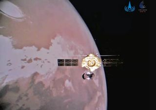 Mars: Chinesische Umlaufbahn Tianwen-1 machte Selfies über dem Planeten