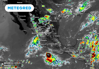Martes con tormentas muy fuertes, ráfagas de vientos de hasta 70 km/h y posibles tornados en México