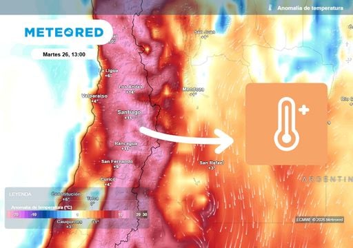 De apenas 3 &deg;C a cerca de 26 &deg;C: este martes Santiago vivir&aacute; un brusco salto t&eacute;rmico