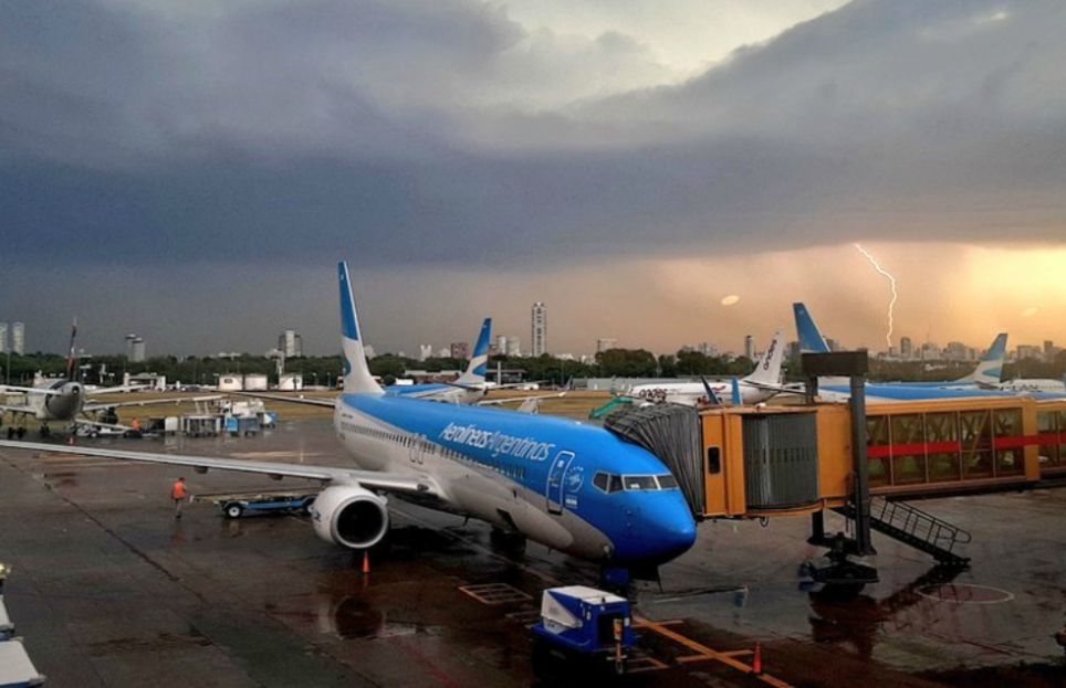 Tormenta granizo Aeroparque Demoras Vuelos Tormenta granizo Aeroparque Demoras Vuelos