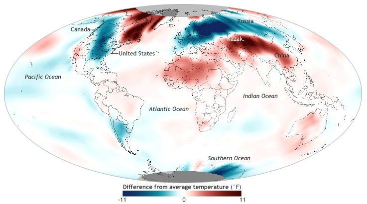 Marzo De 2013 Y Temperaturas Globales