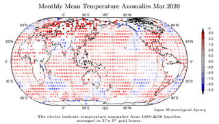 Marzo de 2020: el segundo más cálido desde 1891, según JMA