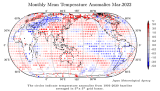 Marzo de 2022 fue el quinto más cálido a nivel global