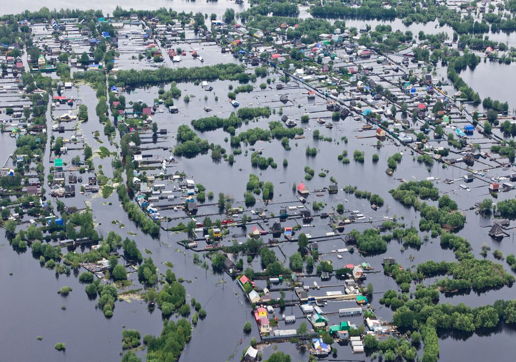 Inundações, mudanças climáticas