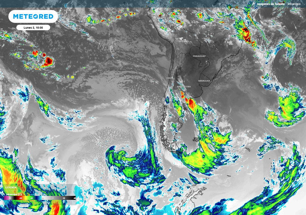 Con un nuevo sistema frontal a la vista, las lluvias se dejarán caer más un par de días sobre algunas regiones de Chile. Luego, las altas temperaturas se instalarán sobre el centro y sur del país.