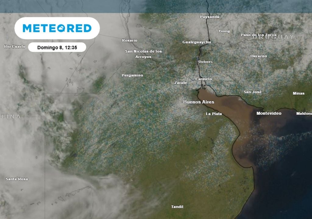 amba Imagen satelital del domingo en la tarde